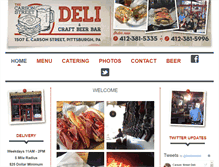Tablet Screenshot of carsonstreetdeliandcraftbeer.com